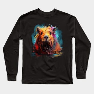 Capybara Rainbow Long Sleeve T-Shirt